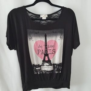 Love J shirt with lace back B20